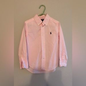 Polo by Ralph Lauren boy pink shirt